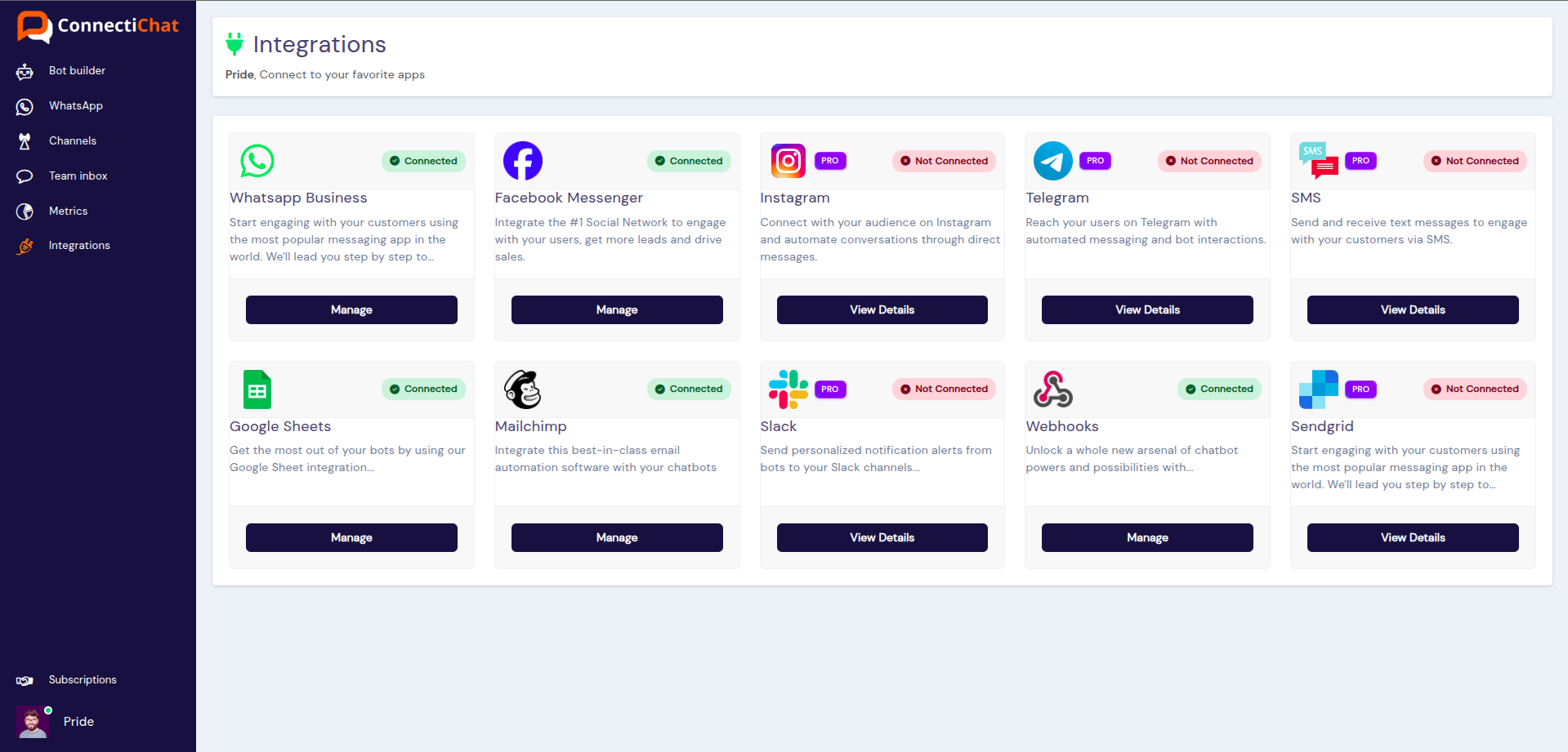 Integrations